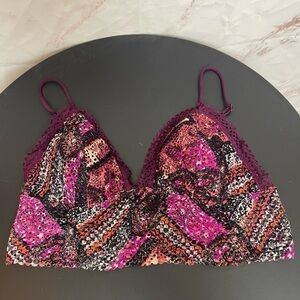 Victoria's Secret Abstract Longline Bralette - O7